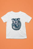 Koala Baskılı Beyaz Unisex Beyaz Çocuk Tişört - Tshirt