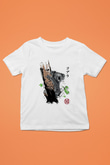 Koala Baskılı Beyaz Unisex Beyaz Çocuk Tişört - Tshirt