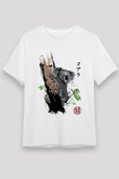 Koala Unisex Baskılı Beyaz Tişört - Tshirt