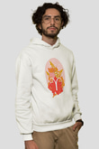 Koç Burcu Baskılı Unisex Siyah Hoodie