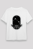 Koç Burcu Unisex Baskılı Beyaz Tişört - Tshirt