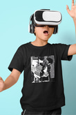 Kolaj Siyah Unisex Çocuk Tişört