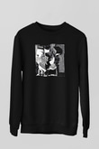 Kolaj Siyah Unisex Sweatshirt