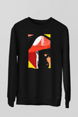 Kolaj Siyah Unisex Sweatshirt