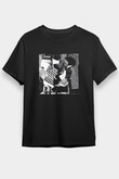 Kolaj Siyah Unisex Tişört T-Shirt - TişörtFabrikası