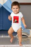 Kolezyum Baskılı Beyaz Unisex Bebek Body - Zıbın