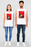 Kolezyum Beyaz Unisex Kolsuz Tişört