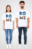 Kolezyum Beyaz Unisex Tişört T-Shirt - TişörtFabrikası