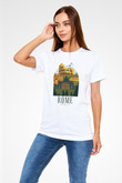 Kolezyum Beyaz Unisex Tişört T-Shirt - TişörtFabrikası