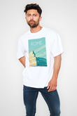 Kolezyum Beyaz Unisex Tişört T-Shirt - TişörtFabrikası