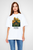 Kolezyum Beyaz Unisex Tişört T-Shirt - TişörtFabrikası
