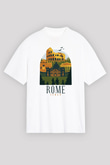 Kolezyum Beyaz Unisex Tişört T-Shirt - TişörtFabrikası