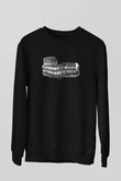 Kolezyum Siyah Unisex Sweatshirt