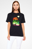 Kolezyum Siyah Unisex Tişört T-Shirt - TişörtFabrikası