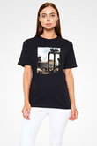 Kolezyum Siyah Unisex Tişört T-Shirt - TişörtFabrikası
