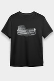Kolezyum Siyah Unisex Tişört T-Shirt - TişörtFabrikası