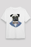 Köpek Beyaz Unisex Tişört T-Shirt - TişörtFabrikası