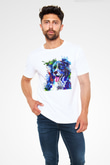Köpek Beyaz Unisex Tişört T-Shirt - TişörtFabrikası
