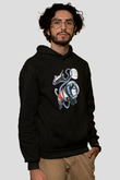 Köpek Siyah Unisex Hoodie