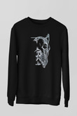 Köpek Siyah Unisex Sweatshirt