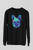 Köpek Siyah Unisex Sweatshirt