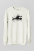 Köpekbalığı Beyaz Unisex Sweatshirt
