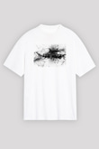 Köpekbalığı Beyaz Unisex Tişört T-Shirt - TişörtFabrikası