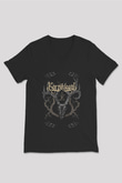Korpiklaani Siyah Unisex V Yaka Tişört T-Shirt