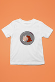 Kova Burcu Baskılı Beyaz Unisex Beyaz Çocuk Tişört - Tshirt