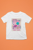 Kova Burcu Baskılı Beyaz Unisex Beyaz Çocuk Tişört - Tshirt