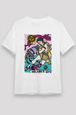 Kova Burcu Unisex Baskılı Beyaz Tişört - Tshirt