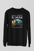Kozmolog Siyah Unisex Sweatshirt