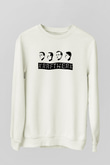 Kraftwerk Beyaz Unisex Sweatshirt