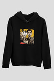 KSHMR Baskılı Unisex Siyah Hoodie