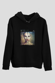 KSHMR Baskılı Unisex Siyah Hoodie