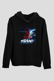 KSHMR Siyah Unisex Kapüşonlu Sweatshirt