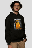 KSHMR Siyah Unisex Kapüşonlu Sweatshirt
