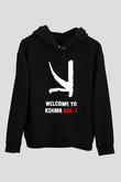 KSHMR Siyah Unisex Kapüşonlu Sweatshirt