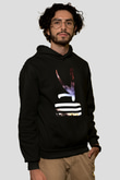 KSHMR Siyah Unisex Kapüşonlu Sweatshirt