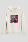 KSHMRBaskılı Beyaz Hoodie