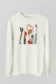 Kuaför Beyaz Unisex Sweatshirt
