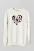 Kuaför Beyaz Unisex Sweatshirt