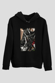 Kuaför Siyah Unisex Kapşonlu Sweatshirt