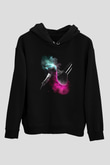 Kuaför Siyah Unisex Kapşonlu Sweatshirt