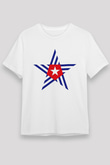Küba Beyaz Unisex Tişört T-Shirt - TişörtFabrikası