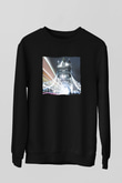 Kule Köprüsü Siyah Unisex Sweatshirt