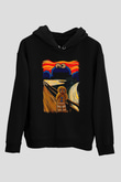 Kurabiye CanavarıSiyah Tshirt Unisex Hoodie