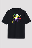 Kurbağa Siyah Unisex Tişört T-Shirt - TişörtFabrikası