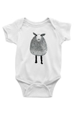 Kurban Bayramı Baskılı Beyaz Unisex Bebek Body - Zıbın