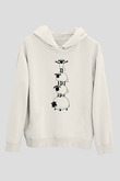 Kurban Bayramı Baskılı Beyaz Unisex Kapüşonlu Sweatshirt